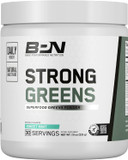 Bare Performance Nutrition, Bpn Strong Greens Superfood Powder, Improved Digestion, Increased Energy, Immune System Support, Sweet Mint, 30 Servings