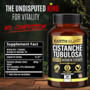 Cistanche Tubulosa 400 Mg (180 Capsules) 3 Months Supply  Made In Usa - 3Rd Party Tested - Cistanche Supplement - Zero Fillers - Max Purity - Nootropics - 100% Pure Cistanche Herb
