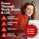 Elite Caffeine Pills With L-Theanine  Jitter-Free Focused Energy Supplements  Clean & Natural Nootropic Stack For Smart Cognitive Performance  120 Soft Capsules