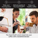 For Wellness The Good Stuffã¢Â Focus Blend (30 Stick Packs), Non-Dairy Coffee Supplement ÃÂ Stimulates Cognitive Function & Mental Clarity
