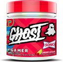 Ghost Gamer: Energy And Focus Support Formula - 40 Servings, Sonic Cherry Limeade - Nootropics & Natural Caffeine For Attention, Accuracy & Reaction Time - Vegan, Gluten-Free