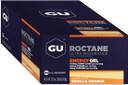 Gu Energy Roctane Ultra Endurance Energy Gel, Vegan, Gluten-Free, Kosher, And Dairy-Free On-The-Go Sports Nutrition For Running, Biking, Hiking Or Skiing, Sea Salt Chocolate, 24-Count