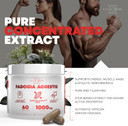 Fadogia Agrestis 1000Mg Per Serving Supplement - Potent Extract To Increase Energy, Athletic Performance & Muscle Mass - Supplements, Made In The Usa (60 Capsules)