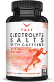 Vali Electrolyte Salts Plus 40Mg Caffeine. Rapid Oral Rehydration Replacement Pills. Hydration Nutrition Powder Supplement, Energy, Recovery & Relief Fast. Fluid Health Essentials. 120 Veggie Capsules