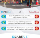 Careall Miconazole Nitrate 2% Antifungal Cream 1.0 Oz. (6 Pack), Clinically Effective Treatment For Most Athleteã¢ÂS Foot, Jock Itch, Ringworm, Sooths And Relieves From These Conditions