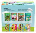 Curad Just For Kids Bandages, 4 Fun Themes, Colorful, All-Purpose Protection Plastic Bandages, 4-Sided Seal, Variety Of Sizes, 80 Count