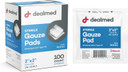 Dealmed Sterile Gauze Pads  100 Count, 2 X 2 Disposable And Individually Wrapped Gauze Pads, Wound Care Product For First Aid Kit And Medical Facilities