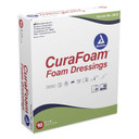 Dynarex Curafoam Foam Dressings, Non-Bordered, Sterile, Provides Cushioned And Moist Wound Care, Used For Medium To Heavy Exuding Wounds, 6" X 6", 1 Case Of 120 Curafoam Dressings (12 Boxes Of 10)