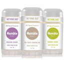 Humble Brands Vegan Deodorant Sensitive Skin Trio With Palo Santo & Frankincense, Mountain Lavender, And Bergamot & Ginger, 2.5 Ounce (Pack Of 3)
