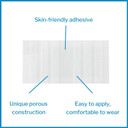 Mckesson Skin Closure Adhesive Strips, Reinforced Steri Strip For Wound Care, 1/4 In X 1 1/2 In, 6 Per Pack, 50 Packs, 300 Total