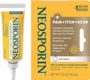Neosporin Antibiotic Pain-Relieving, Anti-Itch, & Scar Appearance Minimizer Ointment With Neomycin & Bacitracin Zinc, 24-Hour Infection Protection For Minor Cuts, Scrapes & Burns,.5 Oz