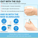 Invisible Brush-On Silicone Sheet With Vitamin E - Scar Removal For Keloids, Burn Scars, Surgery Scars, Stitches, Cuts - No Ugly Scar Sheets, Cream Or Messy Scar Gel Needed