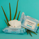 The Honest Company Sanitizing Alcohol Wipes | Kills 99% Of Germs, Made With Aloe | Unscented, 150 Count (3 Packs Of 50)