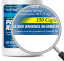 Healtha2Zã¢Â® Extra Strength Pain Relief Pm| Acetaminophen 500Mg | Diphenhydramine 25Mg | Pain Reliever & Nighttime Sleep Aid | Non-Habit Forming (150 Count (Pack Of 1))