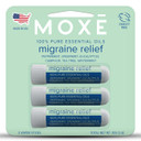 Moxe Migraine Relief Nasal Inhaler, Essential Oils For Headaches & Tension Relief, Portable Aromatherapy, Easy-To-Use, Pure & Undiluted, Peppermint, Spearmint, Eucalyptus, Tea Tree, Usa Made, 1 Pack