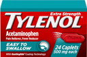 Tylenol Extra Strength Easy To Swallow Acetaminophen, Pain Reliever & Fever Reducer Coated Caplets For Adults With Gentleglide Technology, 500 Mg Extra Strength Acetaminophen, 24 Ct Tylenol Extra Strength Easy To Swallow Acetaminophen, Pain Reliever & Fever Reducer Coated Caplets For Adults With Gentleglide Technology, 500 Mg Extra Strength Acetaminophen, 24 Ct