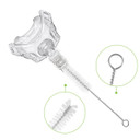 Care Touch Cpap Tube Cleaning Brush - Flexible Stainless (7 Feet) Plus Handy Brush (7 Inches) Fits 16Mm Diameter Tubing