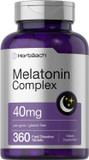 Horbã£Â¤Ach Melatonin 40Mg Complex | 360 Fast Dissolve Tablets | Adult Extra Strength Supplement | With Chamomile And Ashwagandha | Vegetarian, Non-Gmo, Gluten Free