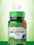 Nature'S Truth Melatonin 1 Mg | 180 Tablets | Vegetarian, Non-Gmo And Gluten Free Supplement Nature'S Truth Melatonin 1 Mg | 180 Tablets | Vegetarian, Non-Gmo And Gluten Free Supplement