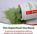 Gobiotix Super Greens And Reds Powder - Red And Green Superfood - Probiotic Supplement - Digestive Enzymes And Beet Root Powder - Organic Whole Foods Dietary Supplement (Mango, 1 Pack)
