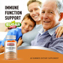 Berberine Supplement Gummies 1200Mg, Sugar Free Berberine With Ceylon Cinnamon, Milk Thistle, Immune Function Support, 60 Organic Gummies For 1 Month Supply
