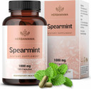 Herbamama Spearmint Leaf Capsules - 1000 Mg Spearmint Leaves For Digestive Health Support - Mentha Spicata Spearmint Supplement - Vegan, Non-Gmo - 100 Caps