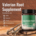 Herbamama Valerian Root Calm Gummies - 1800 Mg Valerian Root Herb Calming Supplements For Adults - Vegan, Gelatin-Free, Non-Gmo - 90 Apple-Flavored Relaxing Chews