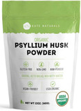Kate Naturals Psyllium Husk Powder For Baking, Fiber & Digestion. Psyllium Seed Powder For Dogs & Cats (12Oz, Organic, Gluten Free, Pet Safe)