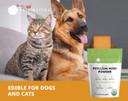 Kate Naturals Psyllium Husk Powder For Baking, Fiber & Digestion. Psyllium Seed Powder For Dogs & Cats (12Oz, Organic, Gluten Free, Pet Safe)