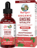 Maryruth Organics Herbal Supplement For Brain Function | Boost Energy | Memory | Vitality Usda | Ginseng With Ashwagandha | Eleuthero And Maca Root Extract | 1 Fl Oz