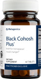 Metagenics Black Cohosh Plus - Menopause Relief - Relaxation Support* - Black Cohosh Root Extract - Gluten Free & Vegetarian Supplement - 60 Tablets