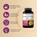 Naturebell Evening Primrose Oil With Black Cohosh, 1,300Mg Per Serving, 300 Mini-Softgels | Cold Pressed Seeds, Retains 130Mg Gla For Womens Health & Skin Care Support  Hexane Free, Non-Gmo