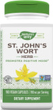Nature'S Way St. Johnã¢ÂS Wort Herb, Promotes A Positive Outlook*, 700 Mg Per 2-Capsule Serving, Non-Gmo Project Verified, Vegan, 180 Capsules (Packaging May Vary)