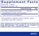 Pure Encapsulations Olive Leaf Extract | Hypoallergenic Supplement Supports Immune System And Healthy Intestinal Environment | 120 Capsules