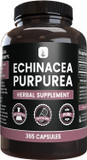 Pure Original Ingredients Echinacea Purpurea (365 Capsules) No Magnesium Or Rice Fillers, Always Pure, Lab Verified