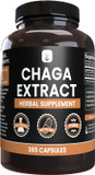 Pure Original Ingredients Chaga Mushroom Extract (365 Capsules) No Magnesium Or Rice Fillers, Always Pure, Lab Verified