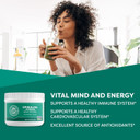 Vimergy Natural Spirulina Powder, Trial Size - 45 Servings  Super Greens Powder  Nutrient Dense Blue-Green Algae Superfood For Smoothies & Juices - Non-Gmo, Gluten-Free, Vegan & Paleo (135G)