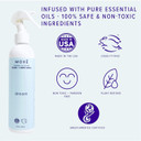 Moxe Dream Linen & Room Spray, Essential Oils For Sleep, Natural Aromatherapy Mist, Bedding, Pillows, Sheets, Home & Bedroom, Lavender, Chamomile, Lemongrass, Grapefruit, 8 Ounces (1 Pack)