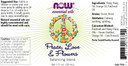 Now Foods Essential Oils, Peace, Love And Flowers, Sweet Floral Aromatherapy Scent, Blend Of Pure Essential Oils, Vegan, Child Resistant Cap, 1-Ounce
