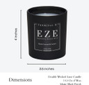 Terminal B Luxury Scented Candle, Eze - Buenos Aires: Black Currant & Amber, Travel Inspired Airport Coded Candle, 10.58 Oz, 60 Hour Burn Time, Made In Los Angeles
