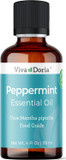 Viva Doria 100% Pure Northwest Peppermint Essential Oil, Undiluted, Food Grade, Steam Distilled, Made In Usa, 118 Ml (4 Fluid Ounce)