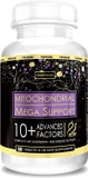Actif Mitochondrial Mega Support With 10+ Advanced Factors - Non Gmo, Fast Acting, Mitochondria And Energy Support, Made In Usa, 60 Count