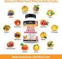 Daily Fruits And Veggies Supplement For Women And Men - 47 Whole Food Fruits And Vegetables - Diverse Natural Balance Of Vitamins Minerals And Noni - 180 Fruit Capsules, 180 Veggie Capsules (2 Pack)
