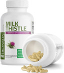 Bronson Milk Thistle Silymarin Marianum & Dandelion Root Liver Health Support, Antioxidant Support, Detox, 250 Capsules