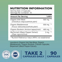 Irish Sea Moss Capsules | With Organic Irish Moss, 300Mg Burdock Root & 500Mg Bladderwrack Powder | 45-Day Supply | 1300Mg Complex | Provides Iodine For Thyroid & Immune Support | 90 Veggie Pills