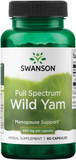 Swanson Full Spectrum Wild Yam 400 Milligrams 60 Capsules