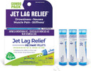 Boiron Jet Lag Relief Kit - Travel Essential For Relief From Nausea, Stiffness, Muscle Pain, And Drowsiness From Long Flights - 3 Count (240 Pellets)