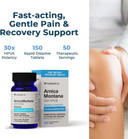 Vitamedica Arnica Montana 30X Rapid Dissolve Arnica Tablets For Natural Pain, Bruising, And Swelling Support - Homeopathic Medicine For Injury And Surgery Recovery - 150 Ct - 50 Servings