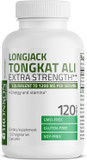 Bronson Longjack Tongkat Ali Extra Strength, 120 Vegetarian Capsules