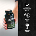 Jacked Factory Essentials Fadogia Agrestis Extract - Fadogia Agrestis 600Mg For Vitality & Energy Support, Enhanced Strength, Endurance, & Muscle Growth - 120 Veggie Capsules